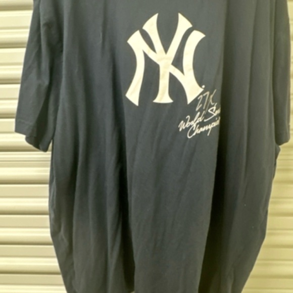 NY Yankees 27x world series t-shirt size 3xl preowned - Picture 3 of 5